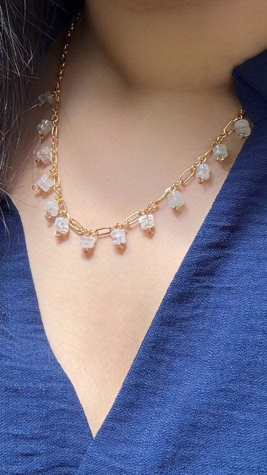 Moonstone Necklace – Intuition • Feminine Energy • Balance