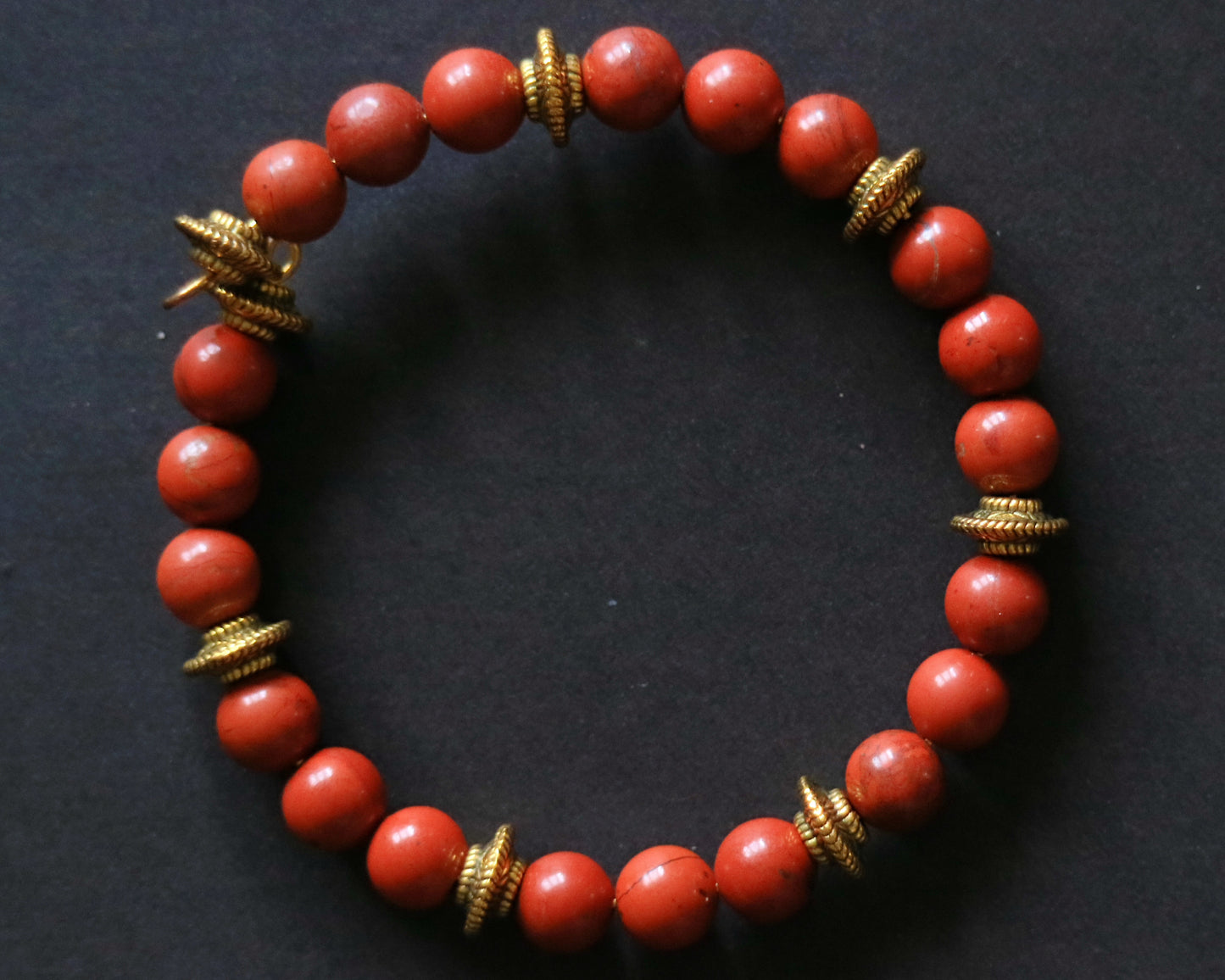 Agni -Red Jasper Bracelet – Strength • Stability • Courage