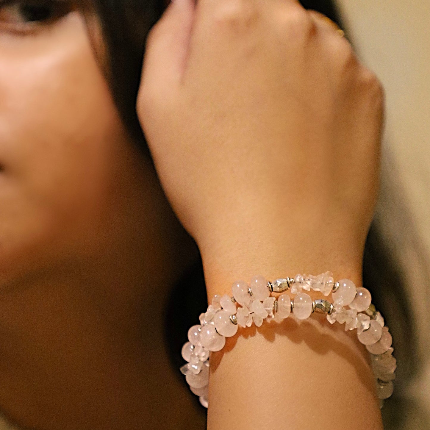 Aaranya - Rose Quartz Bracelet – Love • Healing • Harmony