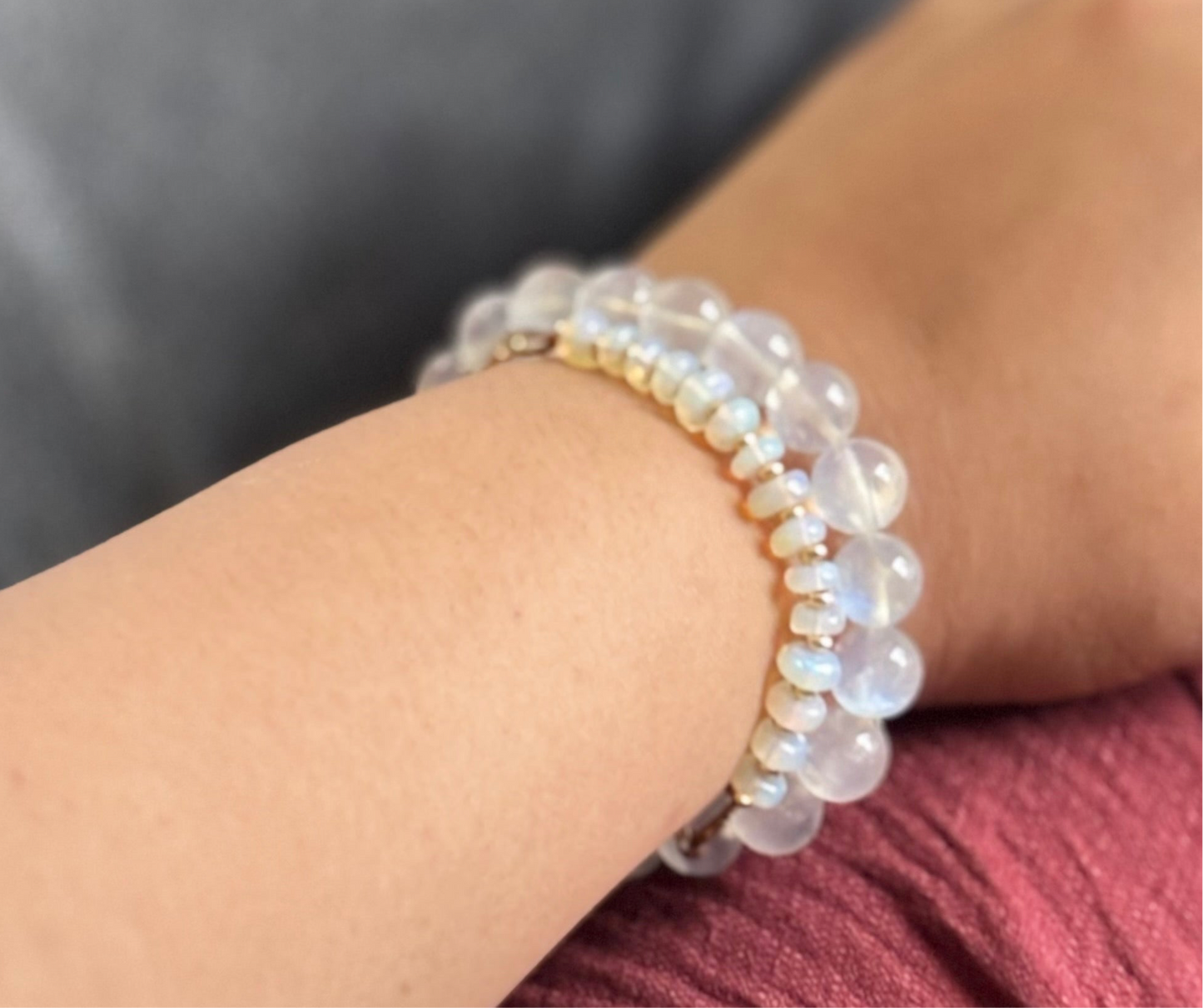 Ethiopian Opal Bracelet – Radiance • Emotional Balance • Intuition
