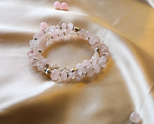 Aaranya - Rose Quartz Bracelet – Love • Healing • Harmony