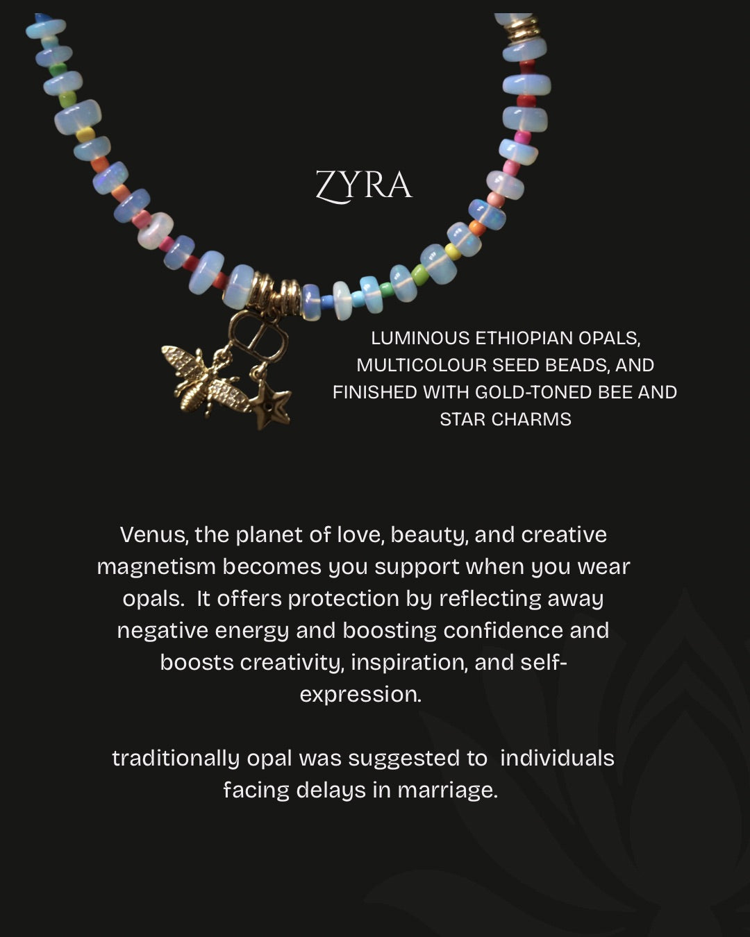 Zyra - fine ethopian opal bracelet - NeoBohemian bracelet for everyday healing