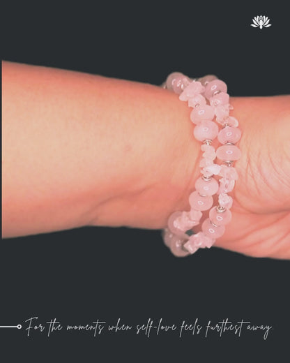 Poornima - Rose Quartz Bracelet – Love • Healing • Harmony