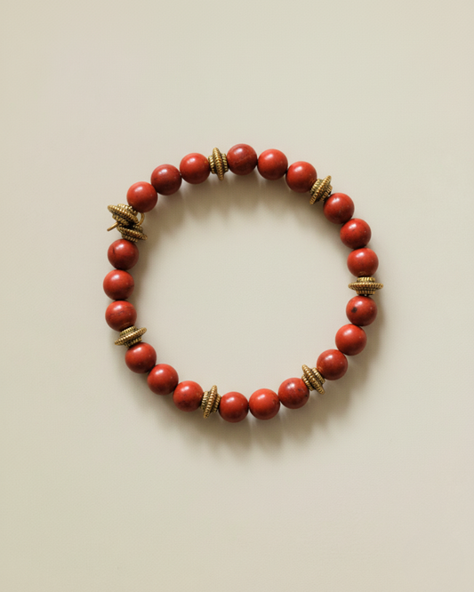 Zeal -Red Jasper Bracelet – Strength • Stability • Courage