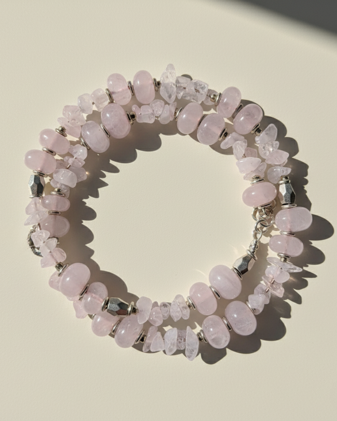 Poornima - Rose Quartz Bracelet – Love • Healing • Harmony