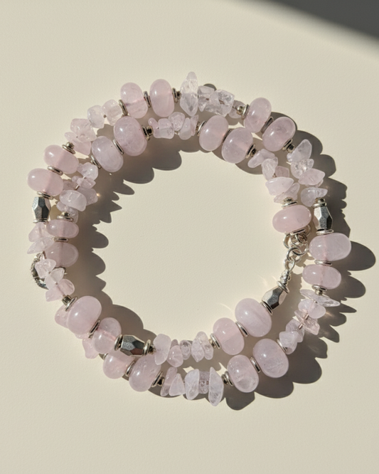 Poornima - Rose Quartz Bracelet – Love • Healing • Harmony